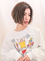 大人可愛いフラットショート/渋谷/髪質改善