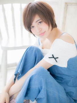 モッズ ヘア 福岡姪浜店(mod's hair) *mod's姪浜/パールミルクティーモードラフレディースショートg