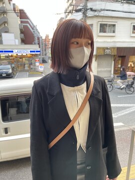 タロ(TALO) 【TALO】ストレートでキマる。苺チョコレートと顔まわりレイヤー