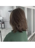 レイヤーボブ×イエローグレージュ