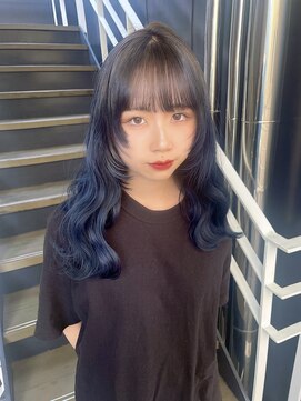 シオ ヘアー デザイン(Sio. hair design) gradation color GLAY～BLUE