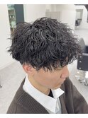 マッシュ　ツイストスパイラルパーマ