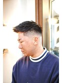フェザーアップスキンフェードアップバング