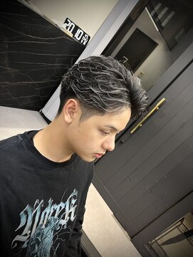 メンズ ラピス 横浜店(Men’sLapis) リバースアップバング×ホワイトメッシュ