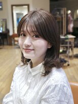 ビュートリアム265(BEAUTRIUM 265)&nbsp;◆ミディアムレイヤー/レイヤーカット/銀座/くびれヘア/顔周り