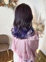 ルヴェール 北方店(LeVert)&nbsp;ブルーバイオレットカラー/髪質改善トリートメントoggiotto