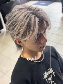 アウル 心斎橋(owl)の写真/【髪色で魅せる、洗練された自分。】大人の男性にふさわしい上品なデザインカラー【心斎橋/南堀江/南船場】