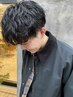 《スタイリスト高橋限定》メンズカット＋メンズパーマ＋眉カット