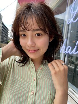 ロア ヘアーコーディネート 四条烏丸店(LoRE hair coordinate) ボブレイヤーカットショートヘアミニウルフチェリーブラウン