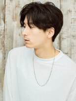 フェザーパーマ／ブルーブラック／スパイキーショート【代官山】