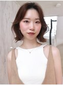 20代/タッセルボブ/レイヤーボブ/透明感カラー