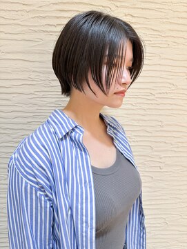 モリオ フロム ロンドン サッポロファクトリー店(morio FROM LONDON) 【morio札幌】札幌ショート　黒髪大人ショートボブ