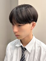 シースルーマッシュナチュラルマッシュメンズ韓国ツーブロック