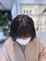 ホワイトベージュコントラストハイライト髪質改善トリートメント