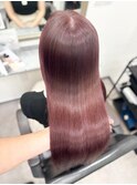 ブリーチなしラベンダーピンク