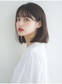 【feliceMICHI山口智也】ボブ 顔周りカット 透明感カラー 美髪