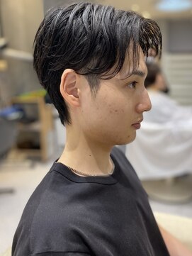 オーセンヘア(AUTHEN.HAIR) 齋藤優【毛流れセンターパート/刈り上げ無しセンターパート】