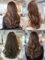 アース 菊名店(HAIR&MAKE EARTH)&nbsp;ブリーチなし◎透明感ヘーゼルベージュくびれヘア