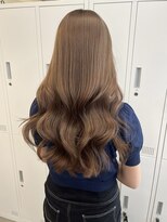 アリュウル 表参道 青山(Allure)&nbsp;ケアブリーチ2回～/ハニーベージュ＊レイヤーカット