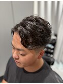 フェザーショートパーマスタイル