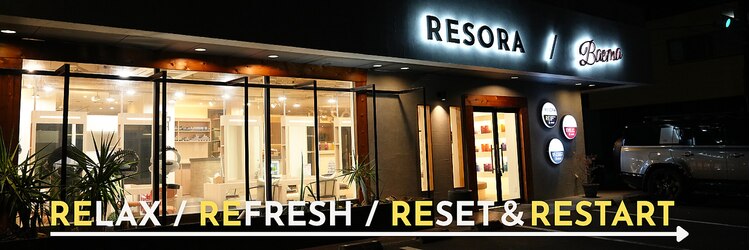 リソラ ヘアーアンドスパ(RESORA hair&spa)のサロンヘッダー