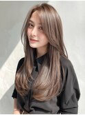 ツヤ系Aラインロングスタイル♪