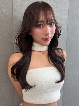 韓国風レイヤー/ハッシュレイヤー/ココアグレージュ