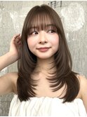 ミディアム/ミディアムレイヤー/レイヤー/10代20代30代/表参道