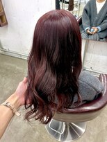 アペロ 柏(Apero) ボルドーカラー/韓国風/ブリーチなしダブルカラー/柏美容室/学割