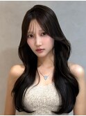 ブリーチなし/韓国風巻/レイヤーカット/髪質改善/縮毛矯正/銀座