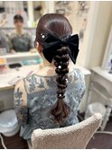 編み下ろしポニー