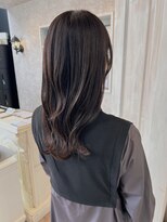 キャアリー(Caary)&nbsp;福山美容室caaryラベンダーグレージュ髪質改善透明感30代40代