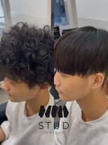 スタッド 心斎橋(STUD) メンズ縮毛矯正/メンズショートマッシュ
