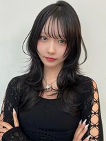 サロウィン 新潟万代店(SALOWIN) ハッシュカット×グレーブラック