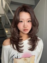 センネ 竹下駅前(Senne)&nbsp;博多/レイヤーカット/グレージュ/髪質改善/前髪顔まわり
