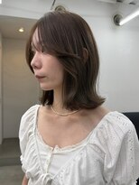 ネンドヘアー(nendo_hair)&nbsp;オリーブベージュ/くびれボブ
