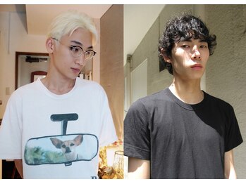 ワンダーヘアーグルーミング(WANDER Hair grooming)の写真/カットとハイトーンブリーチで個性を出す！似合わせエッジが効いたスタイルも♪【三軒茶屋 メンズヘアー】