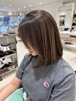 アッシュ 武蔵小金井店(Ash)&nbsp;＼武蔵小金井/白髪ぼかし/大人ボブ/グレージュ/40代／