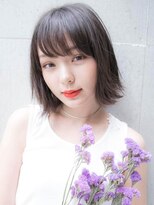 ルティア(Lutia)&nbsp;シースルーバング  伸ばしかけ ラベージュ☆