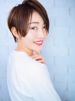 ラウンジ モリオ イケブクロ(Lounge MORIO Ikebukuro) 【morio池袋】大人かわいいデザインカラー小顔丸みショート#