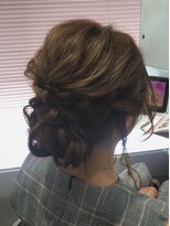 ヘアアンドケア エジェリラボ(hair&care egerie lab)&nbsp;入学式ヘアアレンジのシニヨンアレンジ
