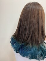 クイーンズゲート 昭和パレス店&nbsp;《夏イチ推し》裾カラー×ブルーサファイア