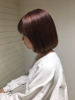 エイト 溝の口店(EIGHT)&nbsp;EIGHT溝の口】お客様スタイル_デザインカラー切りっぱなしボブ