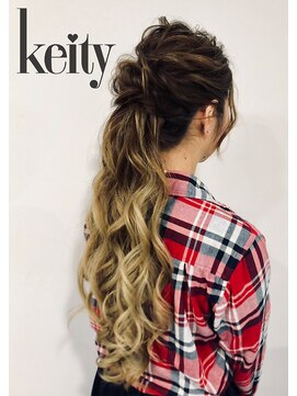 ケイティ(Keity) ロングローポニー【TEL予約でお得】ヘアセット￥2300→￥2100