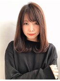 【Lond damaskRose】津田稜也 ベビーバング×グレージュカラー