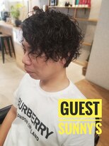 サニーズ バーバー(Sunny's barber) スパイラルパートマッシュ