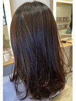 アテナ アヴェダ(ATENA AVEDA) 艶感グレージュ　ミディアムレイヤースタイル