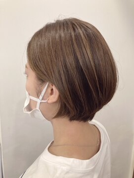 ヘアメイク クリア 本店(hair+make CLEAR) ナチュラルショートボブ 30代40代50代