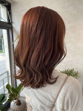 ジル アンク(Jill ankh) 《Jill ankh姫路駅前》ブリーチあり　オレンジベージュブラウン