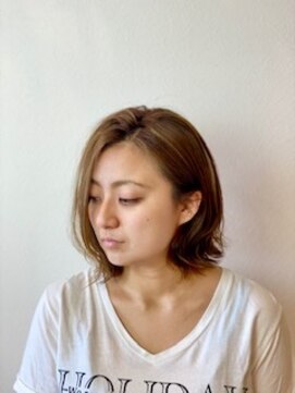 ヘアーアンドリラクゼーション ノーベル(Hair&Relaxation NOBEL) 前下がりボブ